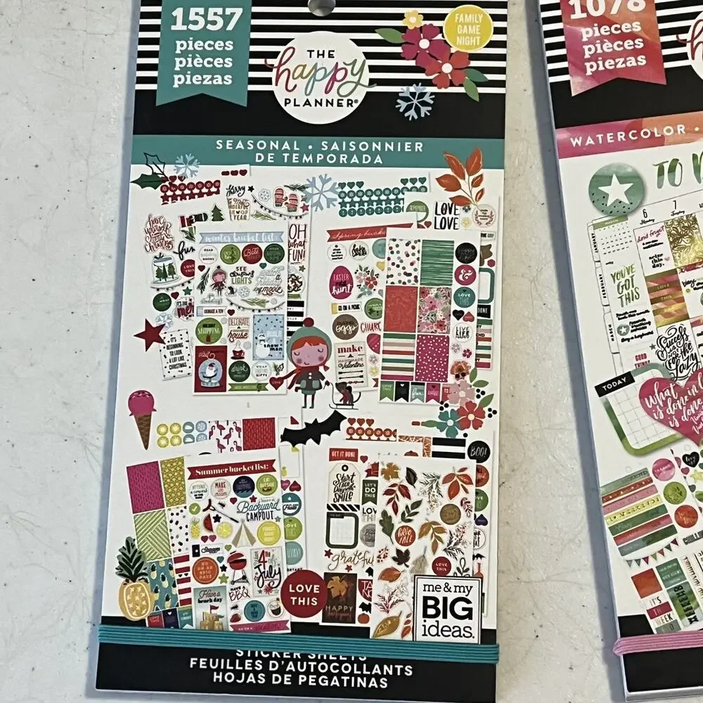 The Happy Planner Sticker Book Set of Two Journaling & Scrapbooking